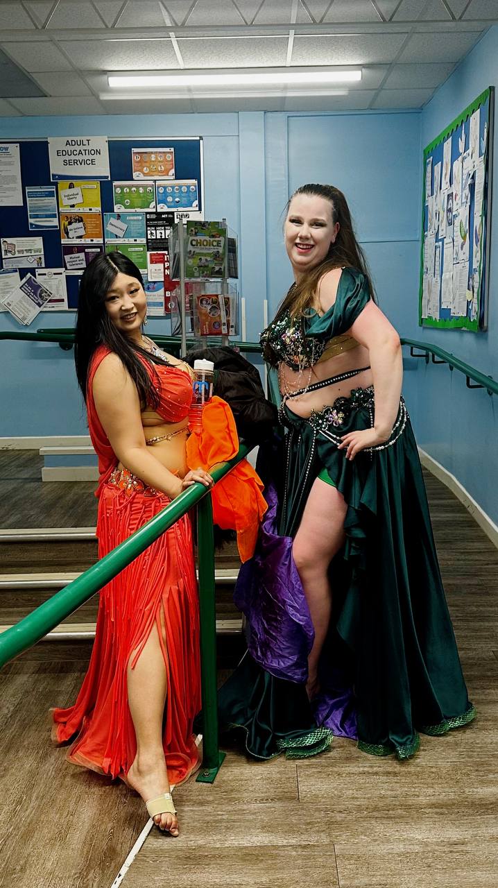 Professional belly dance performers for care home entertainment in the Midlands